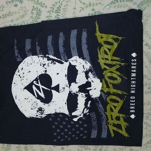 Zero Foxtrot Breed Nightmares Graphic T-Shirt Men's Large Black Short Sleeve